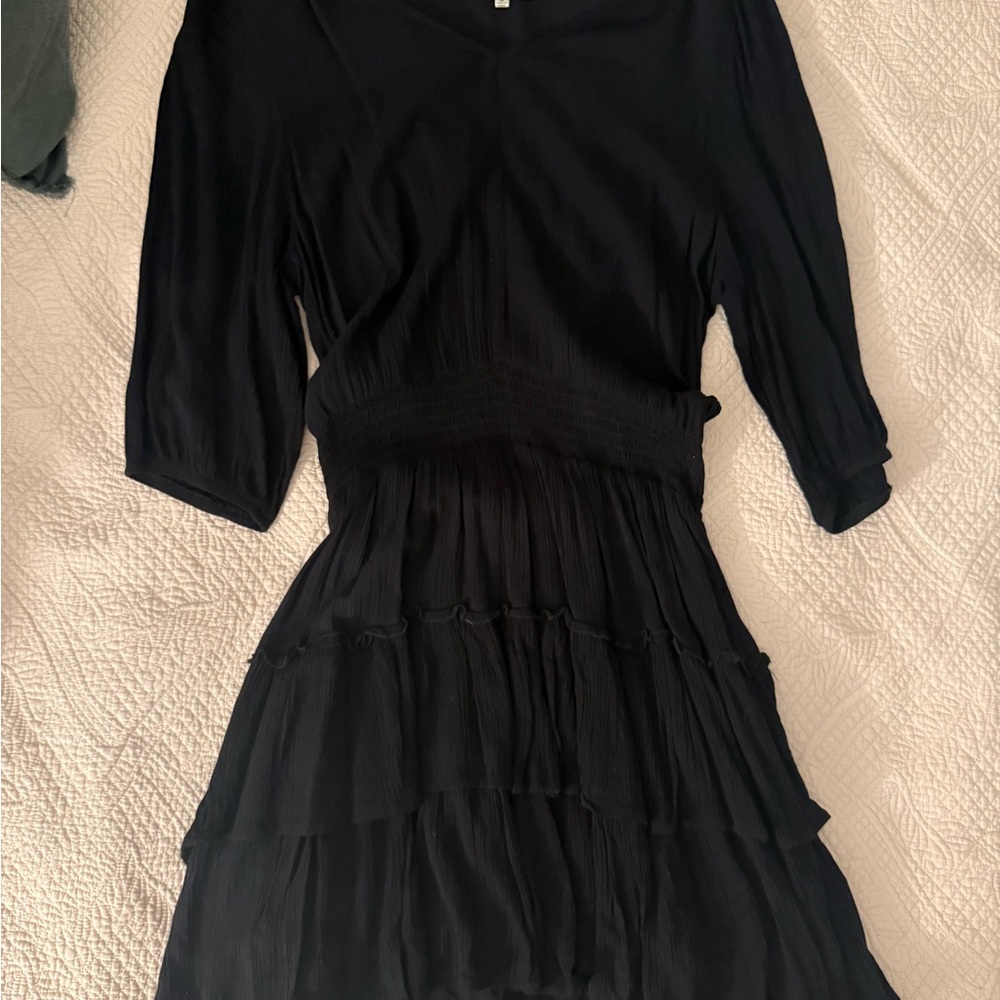 Z Supply Black Long Sleeve Dress